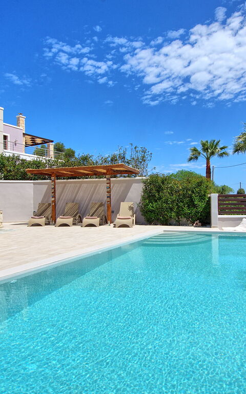 Villa Kostantina: pool, Udendørs