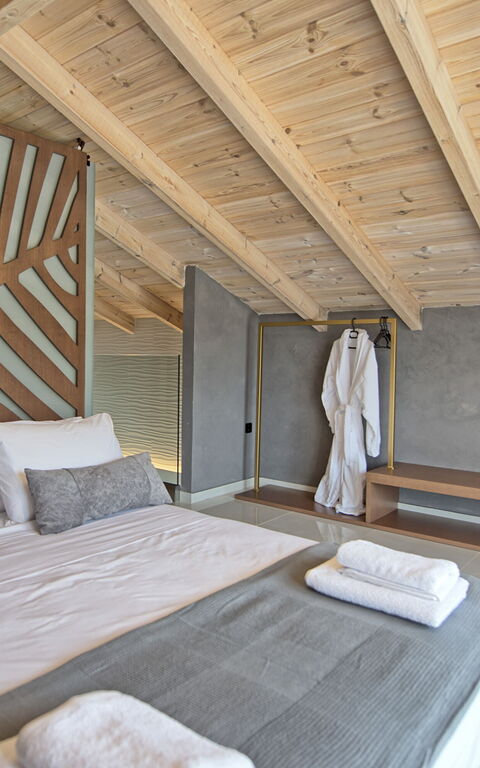 Villa Silentium Evilia: soveværelse