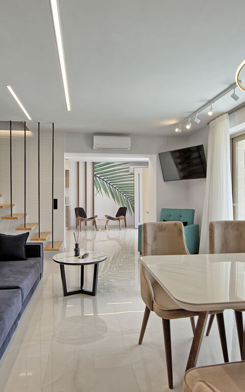 Villa Silentium Evilia: Frokostlokale, Stue