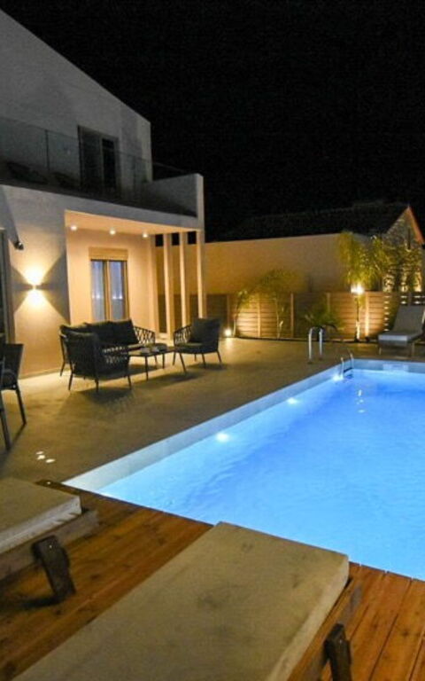 Villa Silentium Ionia: pool, Udvendige