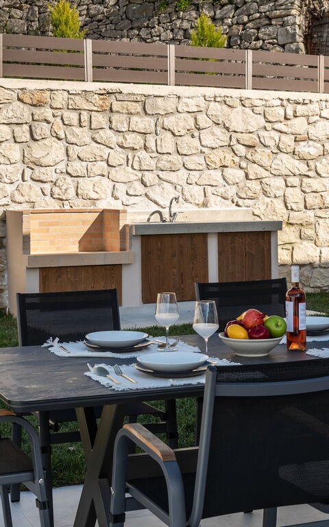 Villa Silentium Ionia: Altan / terrasse / gårdhave, Have, Udendørs