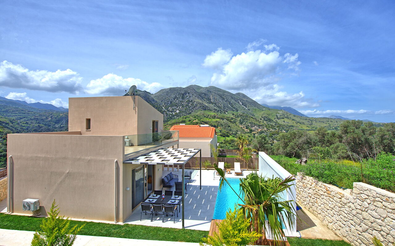 Villa Silentium Ionia: pool, Udendørs, Udvendige, Visninger