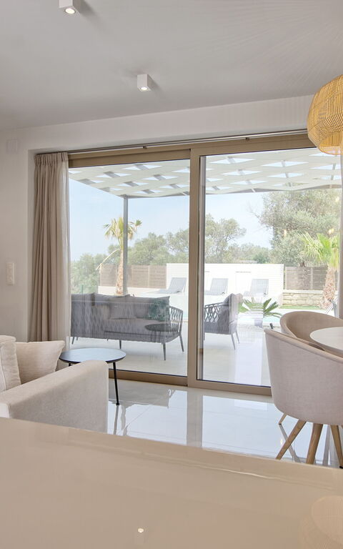 Villa Silentium Olia: Frokostlokale, Stue