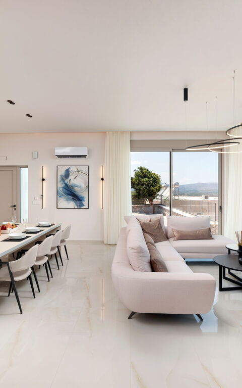 Seaview Lux: Frokostlokale, Køkken, Stue