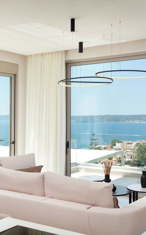 Seaview Lux: Køkken, Stue