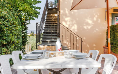 Feriebolig Rossello: Altan / terrasse / gårdhave