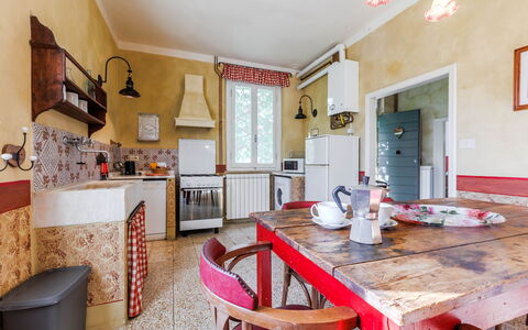 Feriebolig Rossello: Frokostlokale, Køkken