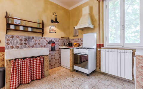 Feriebolig Rossello: Frokostlokale, Køkken