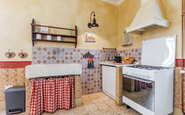 Feriebolig Rossello: Frokostlokale, Køkken