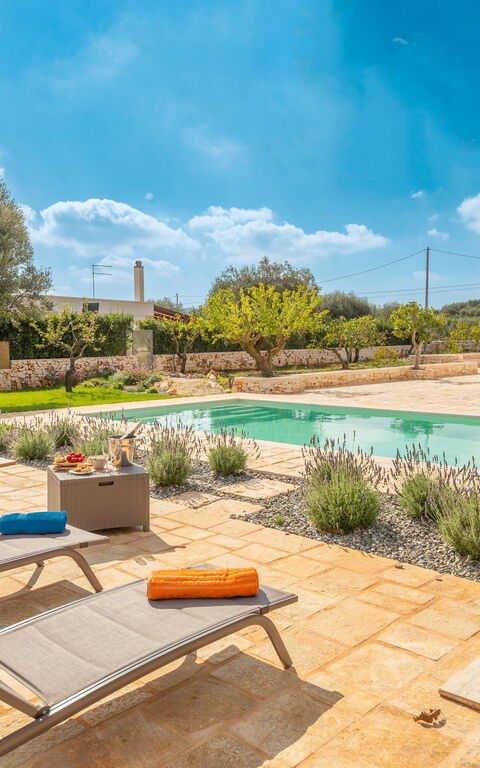 Trullo Adea: Have, pool, Udendørs, Udvendige