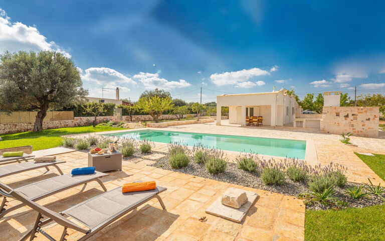 Trullo Adea: Have, pool, Udendørs, Udvendige