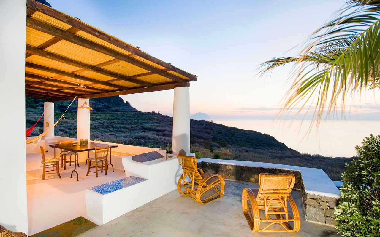 L'ulivo Di Pollara: Altan / terrasse / gårdhave, Udendørs, Udvendige, Visninger