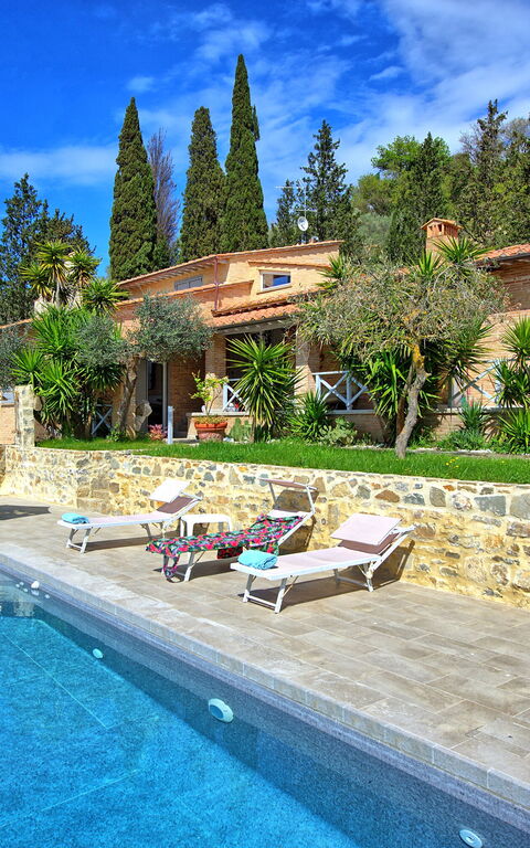 Santo Stefano: Have, pool, Sommer, Udendørs, Udvendige