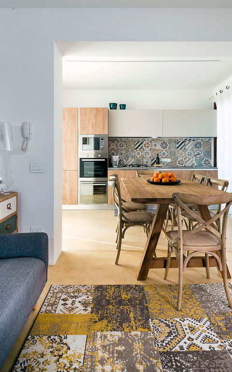 Villa San Lorenzo Ulivo: Køkken, Stue