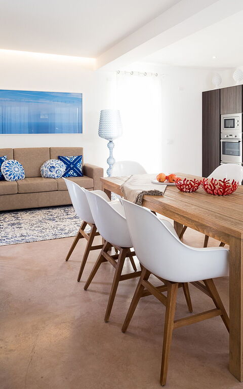 Villa San Lorenzo Fico D'india: Køkken, Stue