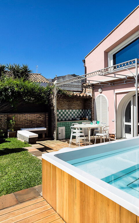 Casa Tecla: Have, pool