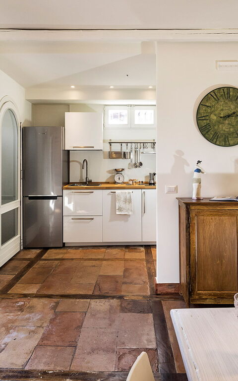 Casa Tecla: Frokostlokale, Køkken, Stue