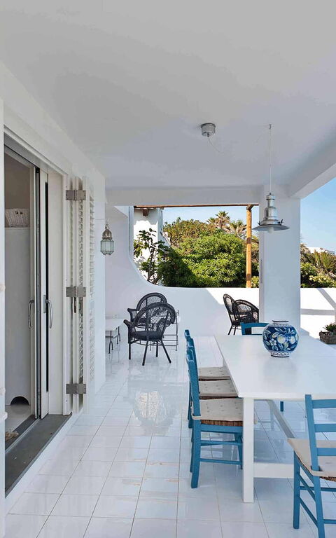 Casa Blu: Altan / terrasse / gårdhave