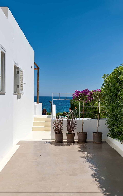 Casa Blu: Udendørs, Udvendige