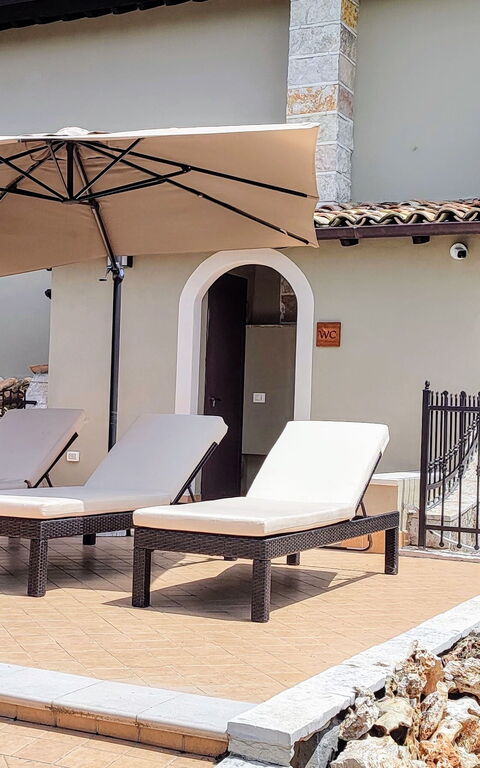 Villa Tagliaferri: Have, Sommer