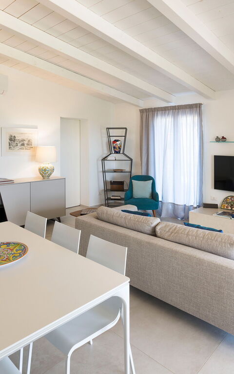 Villa Azulea: Køkken, Stue