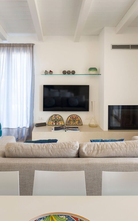 Villa Azulea: Køkken, Stue