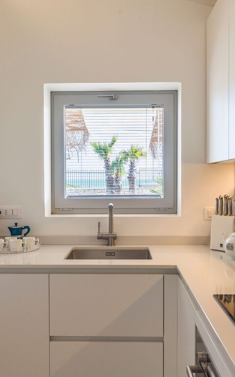 Villa Azulea: Køkken, Stue