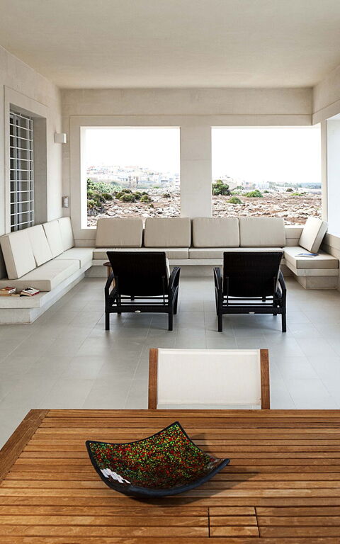 Villa Capo Passero: Altan / terrasse / gårdhave