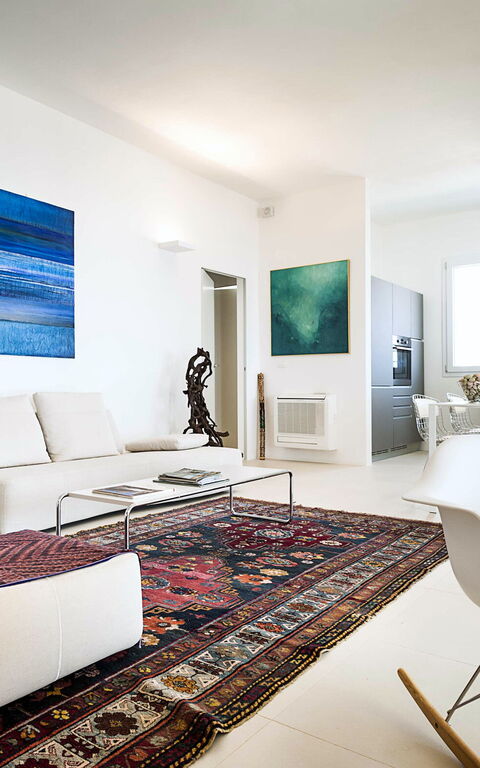 Villa Capo Passero: Stue