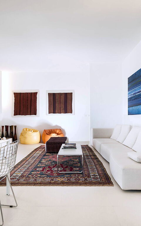 Villa Capo Passero: Stue