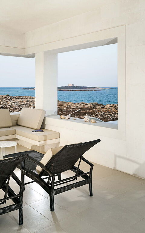 Villa Capo Passero: Altan / terrasse / gårdhave