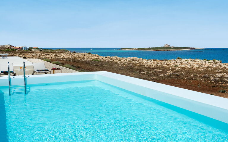 Villa Capo Passero: pool, Udendørs, Udvendige, Visninger