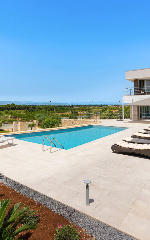 Villa Anna Plemmirio: pool, Udendørs, Udvendige