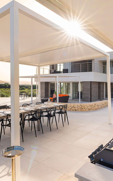 Villa Anna Plemmirio: Altan / terrasse / gårdhave, pool, Udendørs, Udvendige