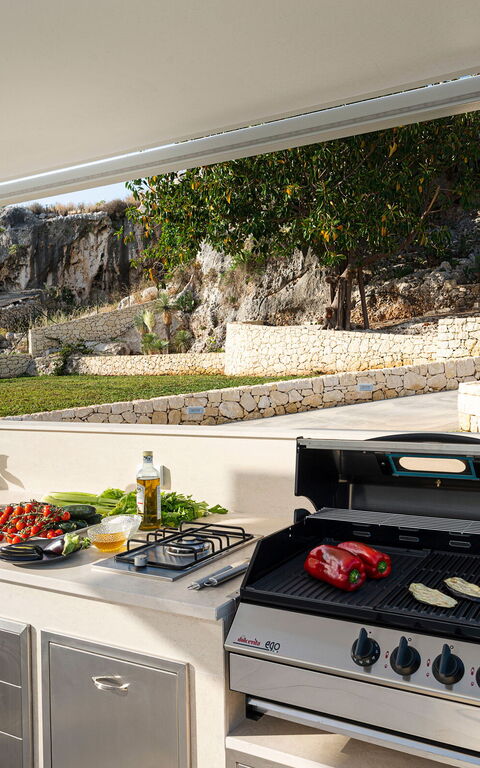 Villa Anna Plemmirio: Altan / terrasse / gårdhave, Udendørs, Udvendige