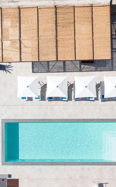 Zagara Bianca: pool, Udendørs, Udvendige