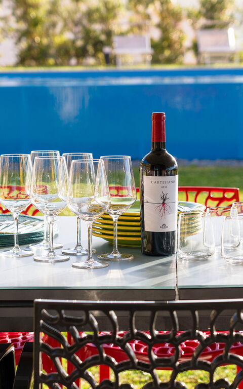 Villa Dolce: Have, Mad, pool, Udendørs, Udvendige