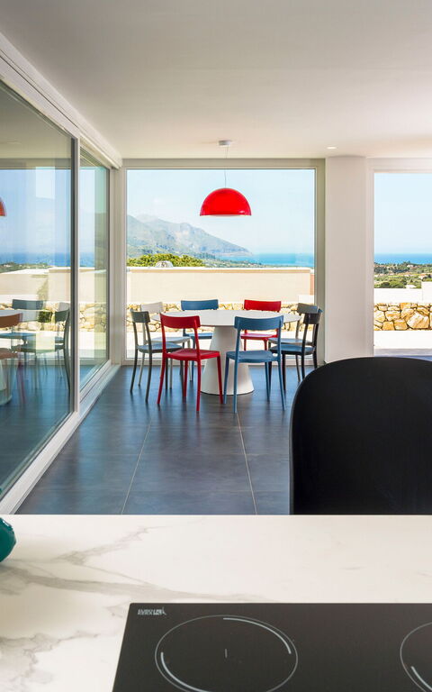 Villa Dolce: Køkken, Stue