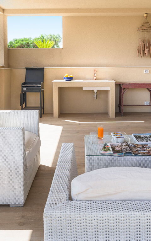 Casa Dafne: Altan / terrasse / gårdhave, Udendørs, Udvendige