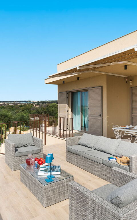 Casa Dafne: Altan / terrasse / gårdhave, Udendørs, Udvendige, Visninger