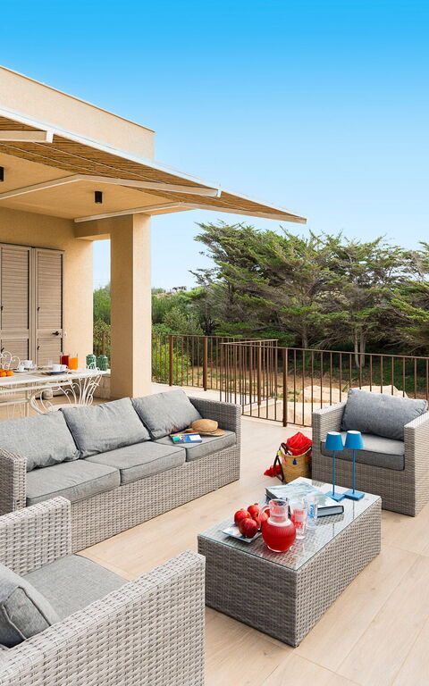 Casa Dafne: Altan / terrasse / gårdhave, Udendørs, Udvendige