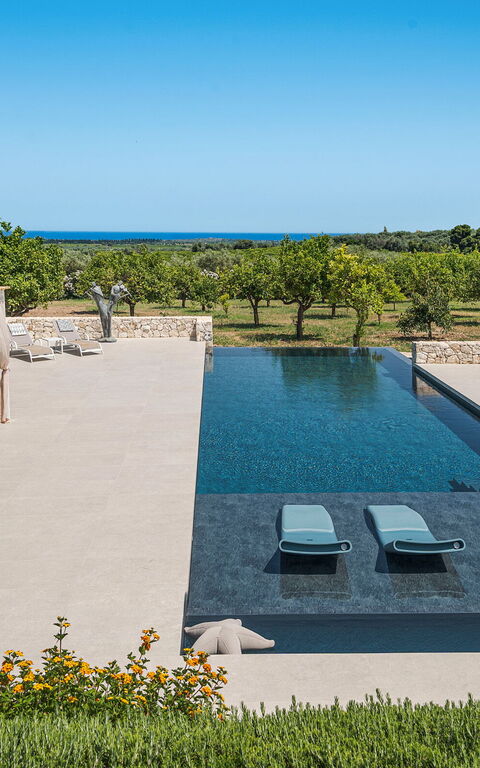 Pigna Blue: pool, Udendørs, Udvendige, Visninger