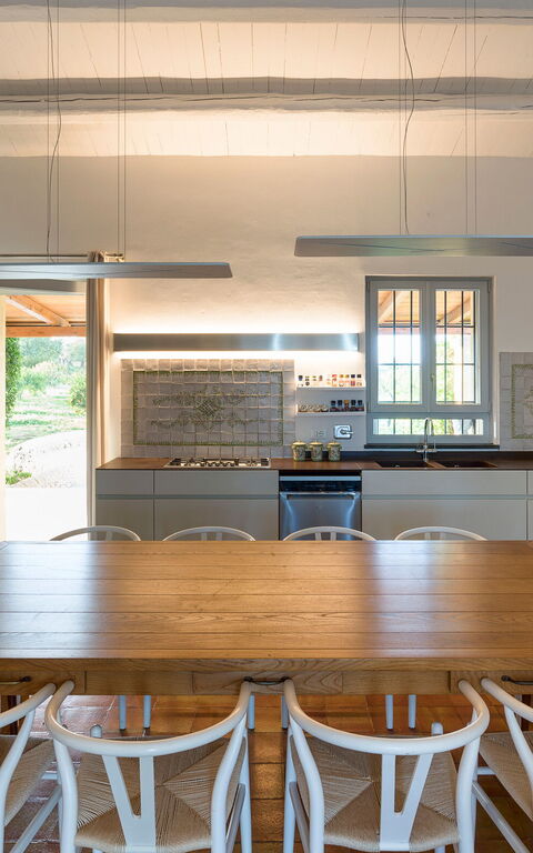 Pigna Blue: Frokostlokale, Køkken