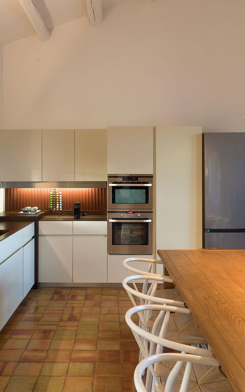 Pigna Blue: Frokostlokale, Køkken