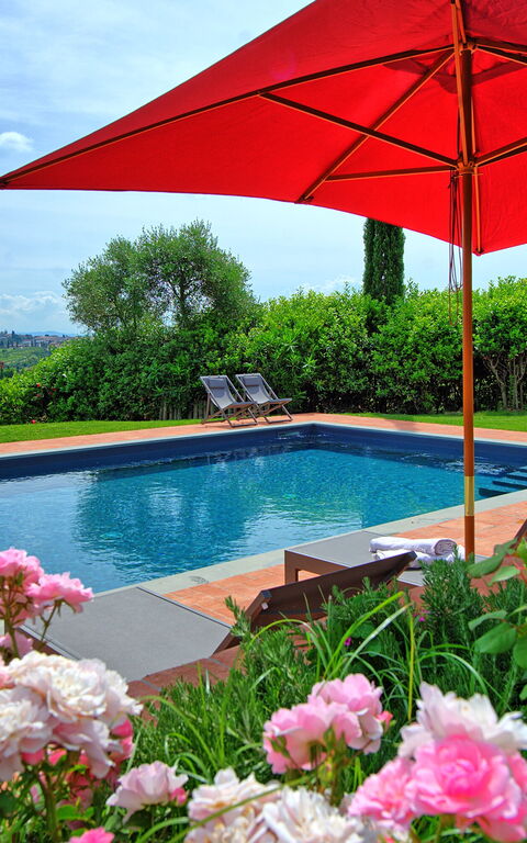 Villa Marliana: Have, pool, Sommer, Udendørs, Visninger