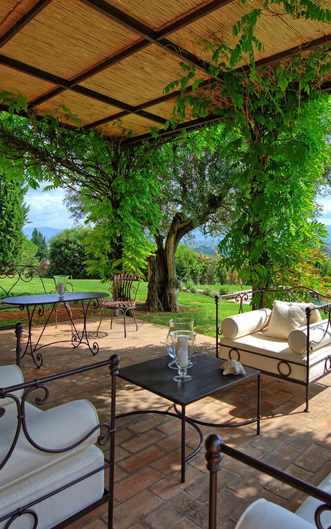 Villa Marliana: Have, pool, Udendørs, Udvendige