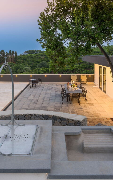 Villa Gianos: Udendørs, Udvendige