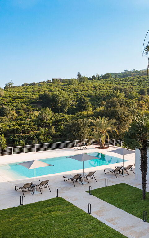 Villa Gianos: Have, pool, Udendørs, Udvendige, Visninger