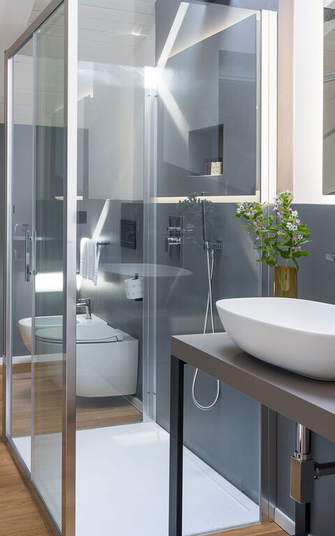 Villa Gianos: Badeværelse