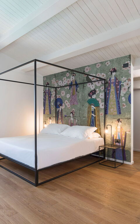 Villa Gianos: soveværelse